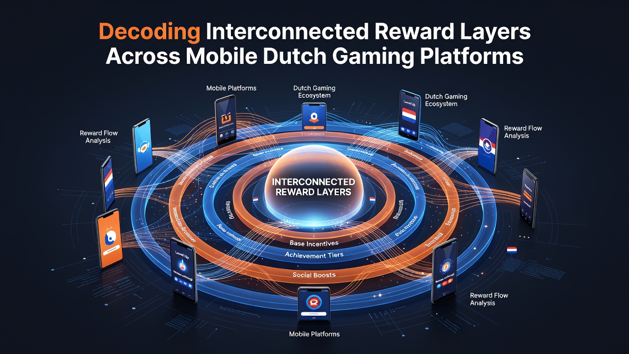Diagram van beloningsketens op Nederlandse mobiele casino apps