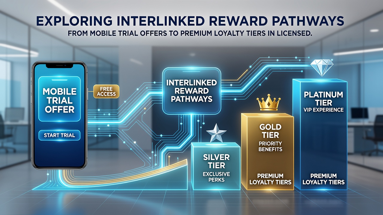 Diagram van beloningsketens van mobiel naar VIP in Nederlandse gaming