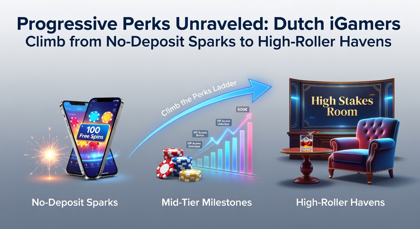 Nederlandse speler activeert no-deposit bonus op mobiel scherm met progressieve VIP-ladder op de achtergrond